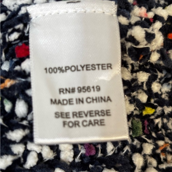 John Paul Richard Women’s 2X Colorful Speckled Knit Sweater Chenille Confetti - Picture 4 of 9